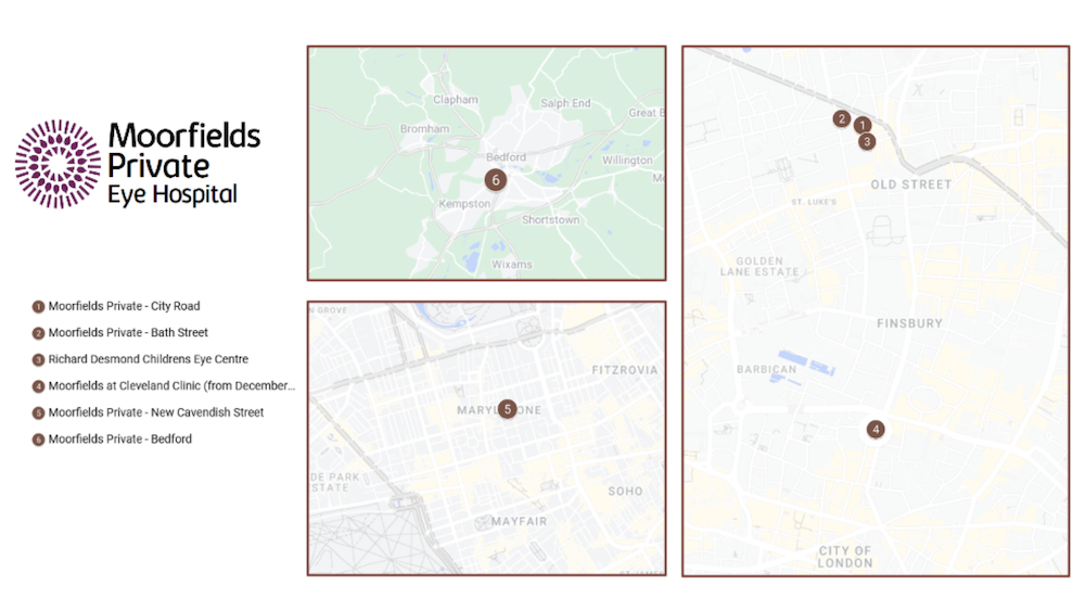 Moofields Private location map 2023