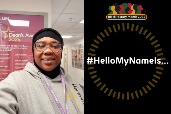 Photo of member of Moorfields team Bilikis Yusuf