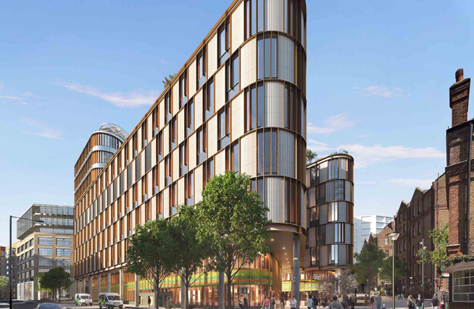 Graphic Rendering Of The New Centre For Eye Health In Camden