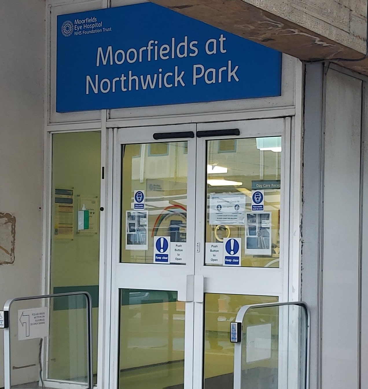 Moorfields Northwick Park front door