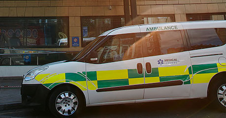 Photo of NHS ambulance van