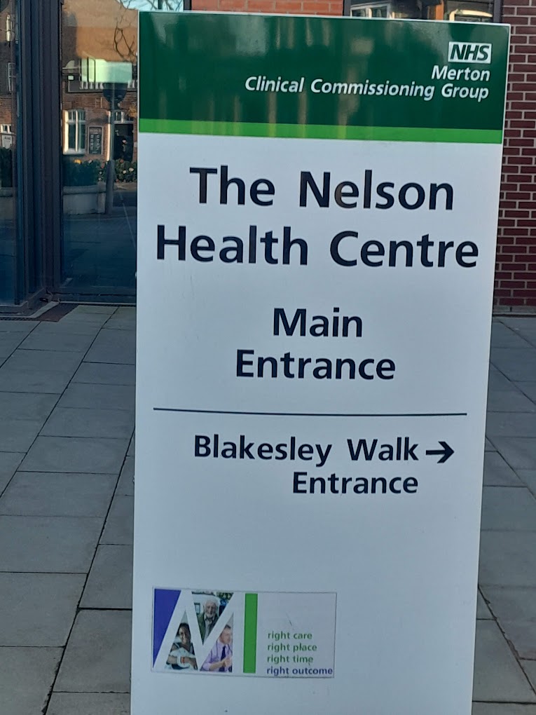 The Nelson Health Centre outside sign